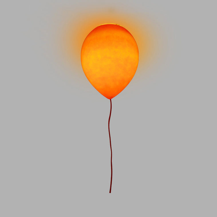 Kid's Cartoon Balloon Glass Flush Mount Ceiling Light Fixture for Bedroom