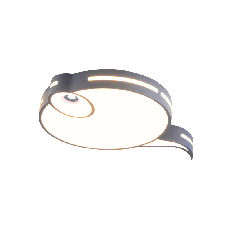 Plafonnier moderne Tadpole - Plafonnier LED en acrylique en gris/bleu/rose