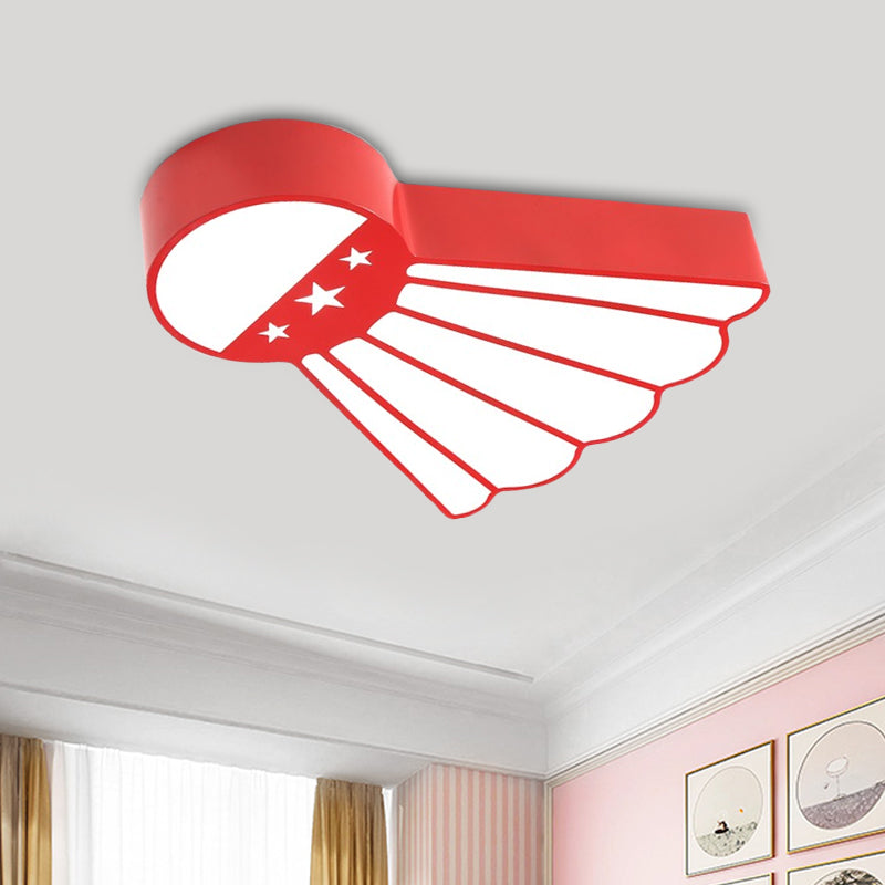 Kindergarten Ceiling Mounted LED Light for Kids' Badminton Room (Blue/Green/Red)