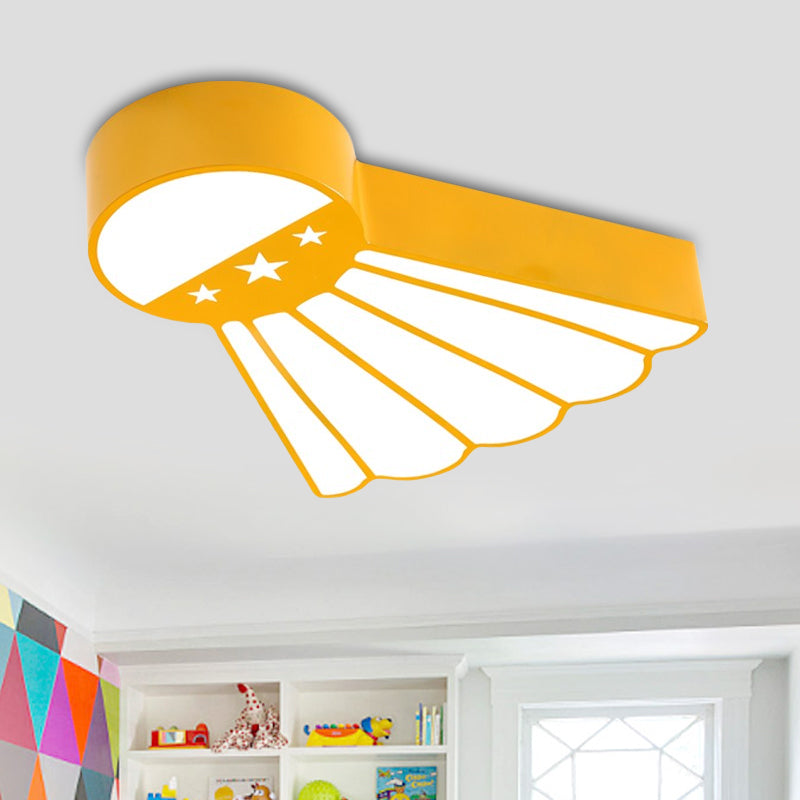 Kindergarten Ceiling Mounted LED Light for Kids' Badminton Room (Blue/Green/Red)