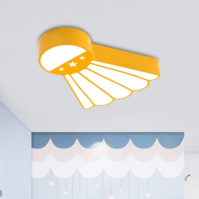 Kindergarten Ceiling Mounted LED Light for Kids' Badminton Room (Blue/Green/Red)