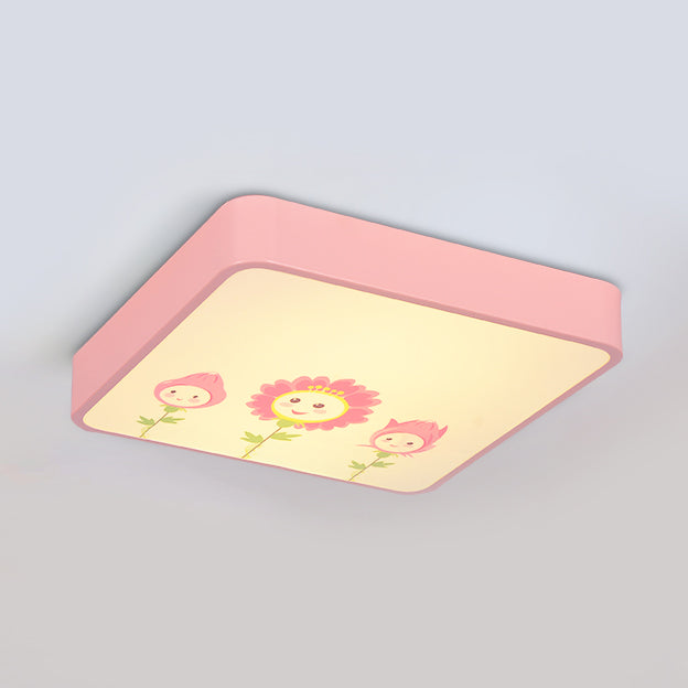 Plafonnier encastré en acrylique pour chambre d'enfant
