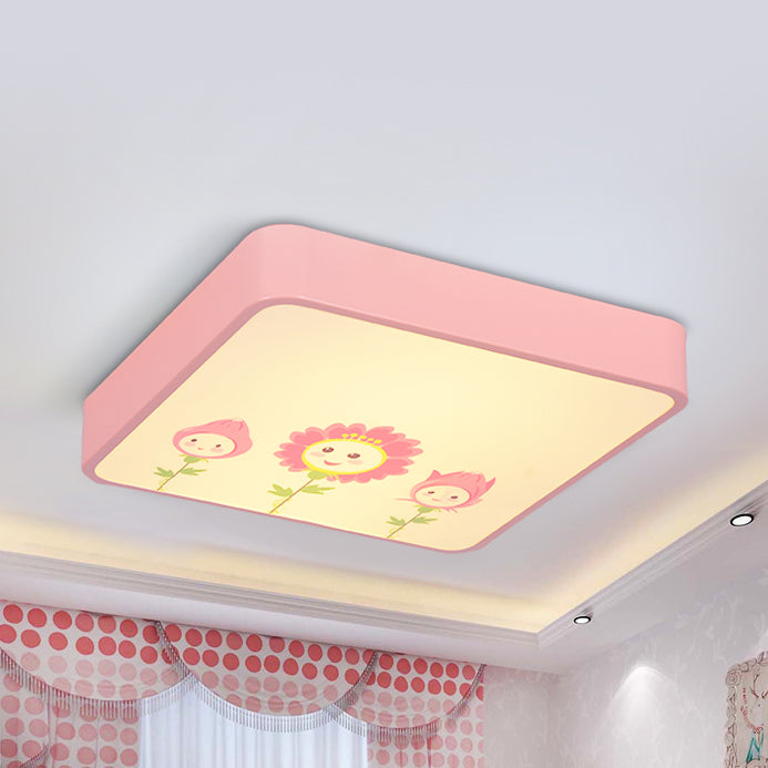 Plafonnier encastré en acrylique pour chambre d'enfant