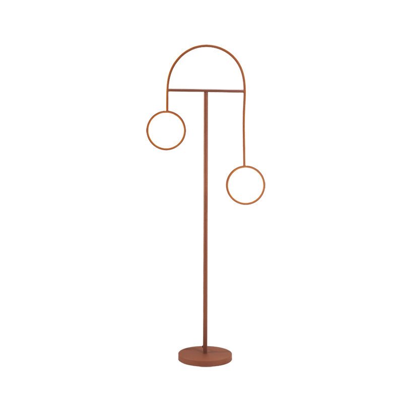 Modern Acrylic Led Floor Lamp In Warm/White Light - Geometrical Stand Up Design For Coffee & Reading