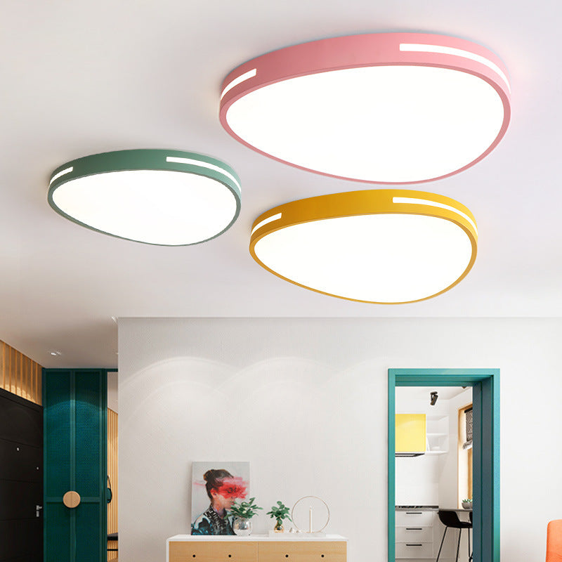 Teardrop LED Ceiling Light for Kindergarten and Bedroom - Nordic Style