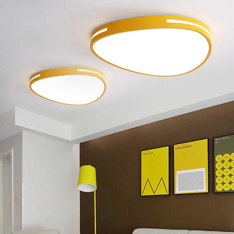 Teardrop LED Ceiling Light for Kindergarten and Bedroom - Nordic Style