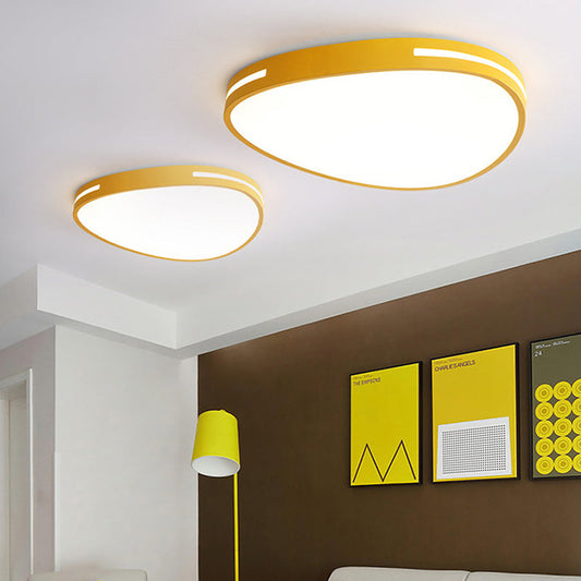 Teardrop LED Ceiling Light for Kindergarten and Bedroom - Nordic Style