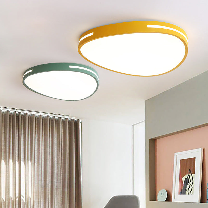 Teardrop LED Ceiling Light for Kindergarten and Bedroom - Nordic Style