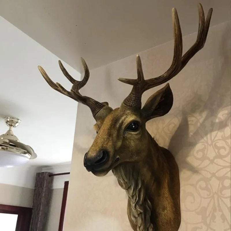 Décoration murale en fausse tête de cerf d'Aaliyah