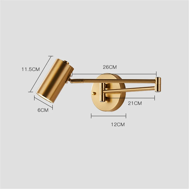 Home Deco Nordic Foldable LED Wall Lamp
