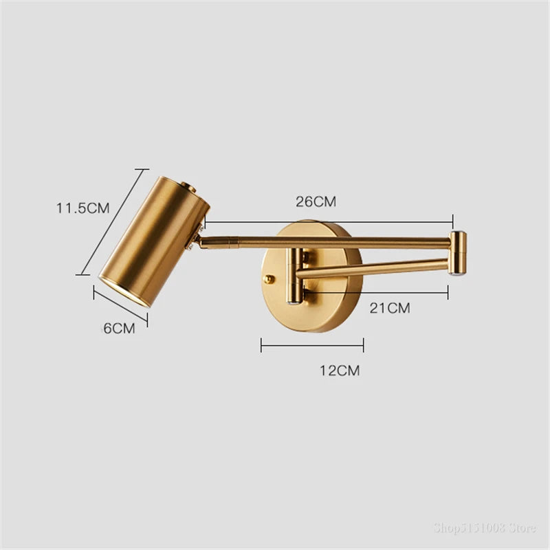 Home Deco Nordic Foldable LED Wall Lamp