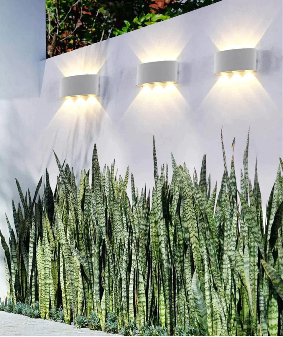 Lampe LED d'extérieur étanche IP65, en aluminium, haut et bas, pour jardin, véranda, éclairage Blaker, 110/220V
