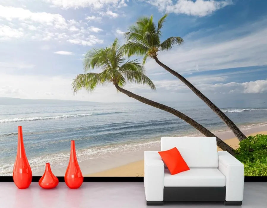 Jaylani Coast Waves Sky Ocean Hawaii Palma Sand Nature Wallpaper
