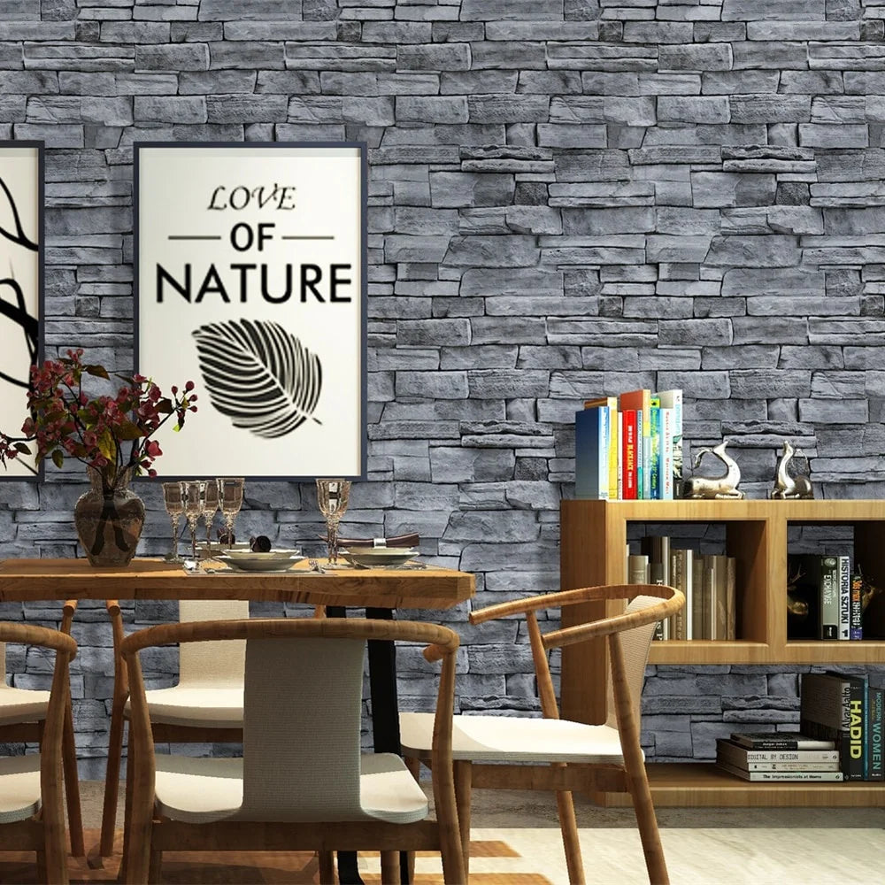 Sophia's Fashion Vintage Brick Stone Wallpaper