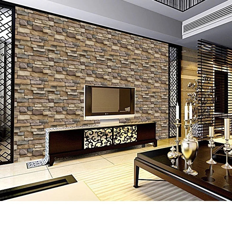 Sophia's Fashion Vintage Brick Stone Wallpaper