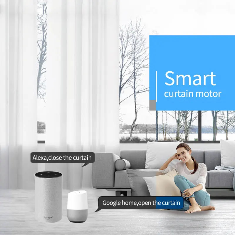 Lily's Smart Zigbee Curtain Motor with Remote