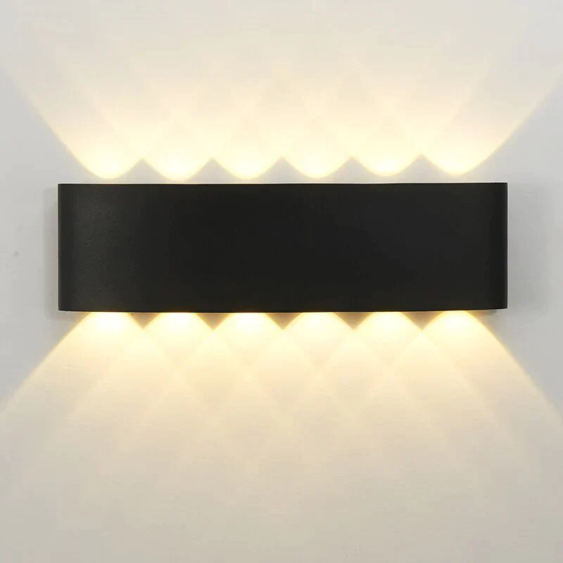 Lampe LED d'extérieur étanche IP65, en aluminium, haut et bas, pour jardin, véranda, éclairage Blaker, 110/220V