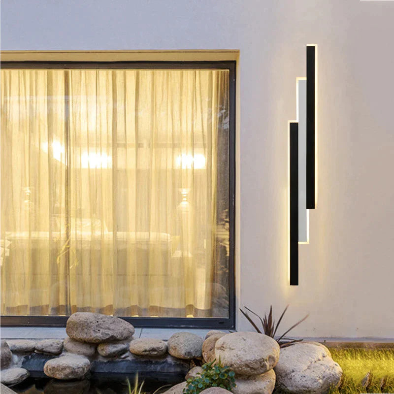 Applique murale d'extérieur étanche Strip