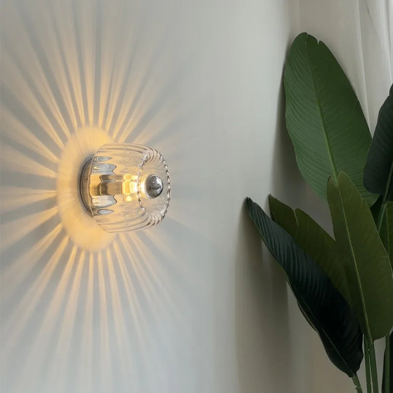 Home Deco LED Bauhaus Glass Wall Lamp
