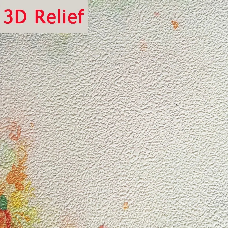 Emily's Custom Mural Wallpaper: Nordic Hand-Painted Tropical Plants Rainforest Palm Leaves