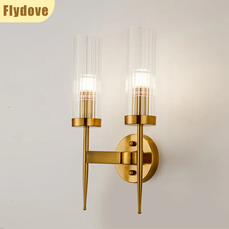 Home Deco Minimalist Glass LED Wall Lamp