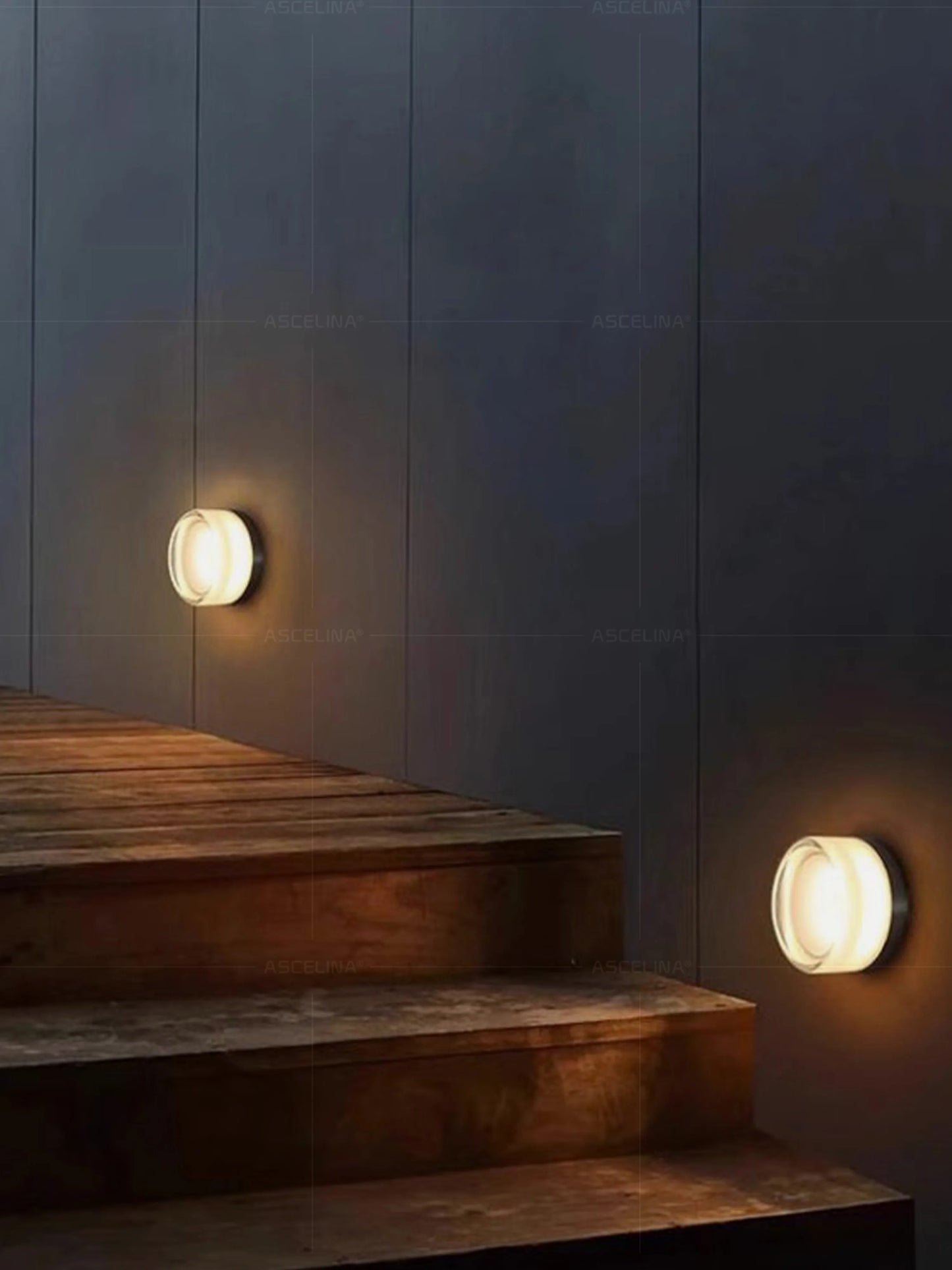Home Deco Nordic Round Glass Wall Light