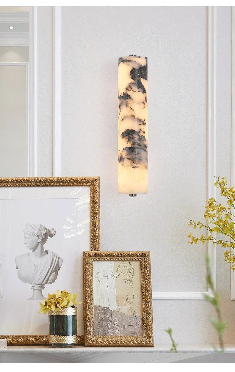Home Deco Italian Black Marble Wall Lamp