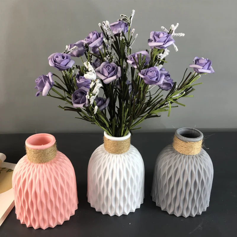 Vase en céramique imitation moderne Kelsey : une élégance sans effort pour votre maison