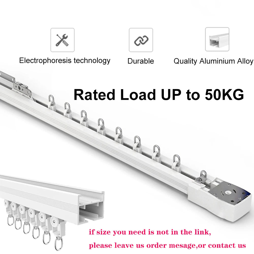 Luna's Electric Curtain Rail Cornice Rod Track