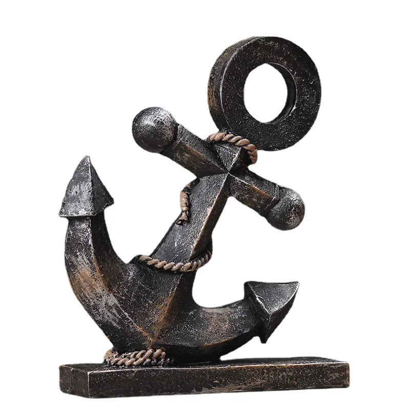 Madelynn Vintage Resin Boat Anchor Model