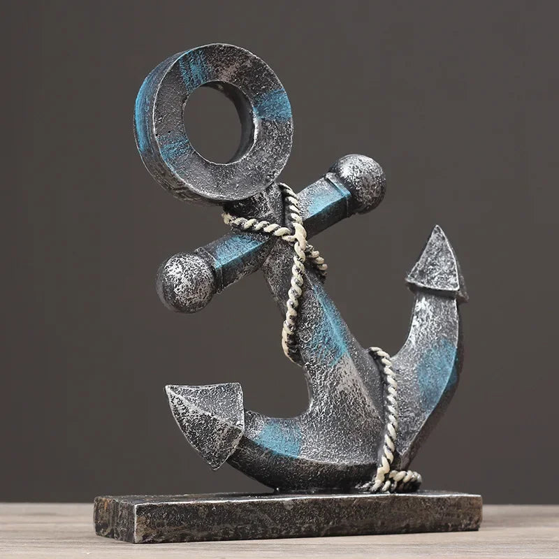 Madelynn Vintage Resin Boat Anchor Model