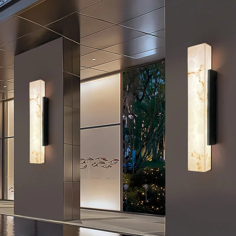 Home Deco Outdoor Imitation Marble LED Wall Light