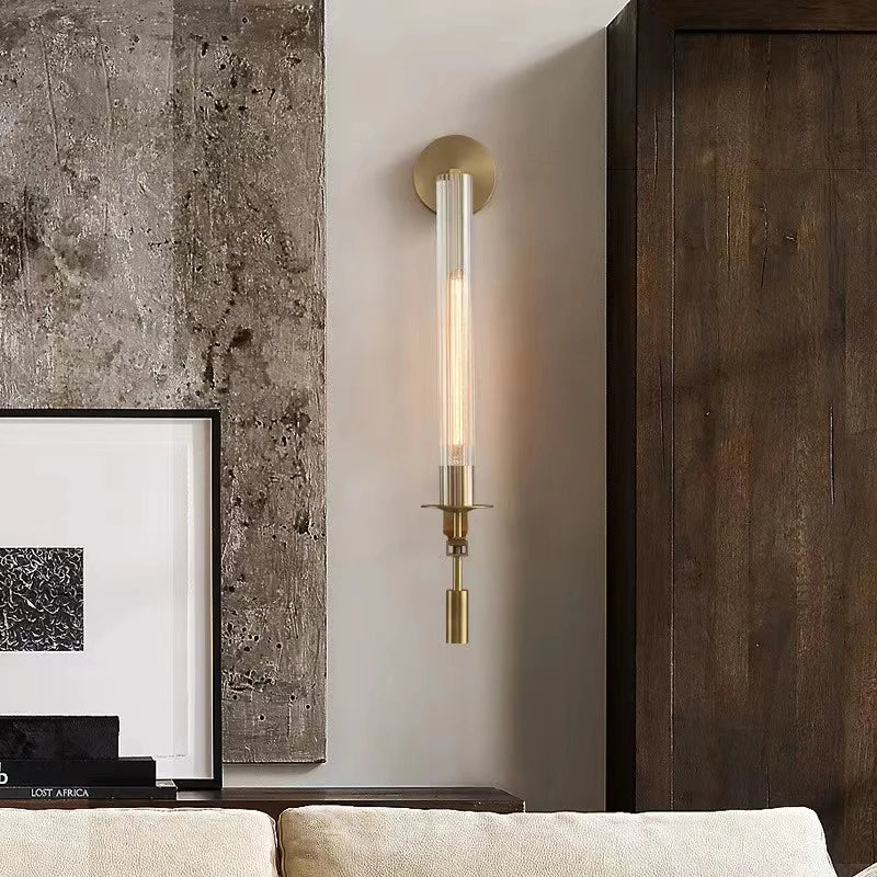 Home Deco Post Modern Retro Glass Wall Lamp