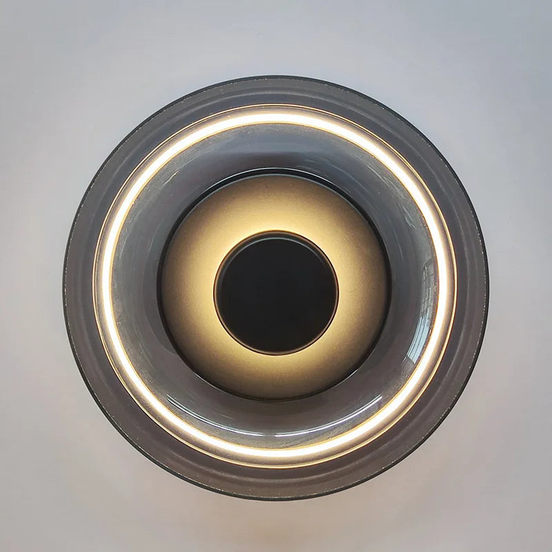 Home Deco Modern Glass Bowl Hanging Wall Lamp
