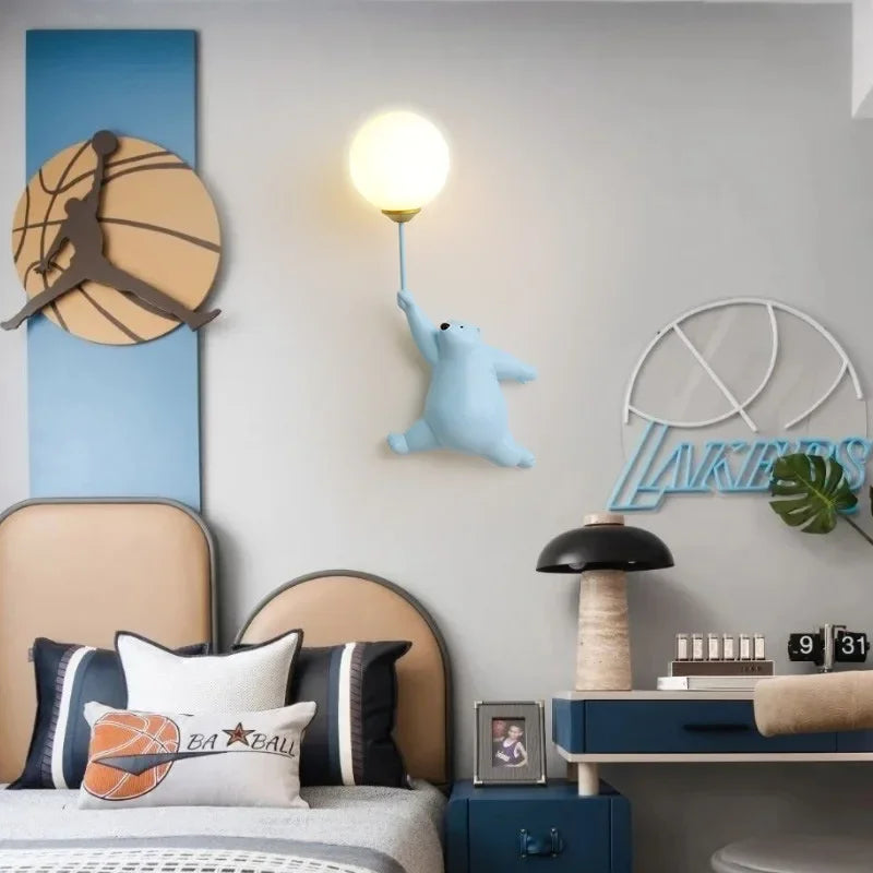 Home Deco Polar Bear LED Wall Lamp