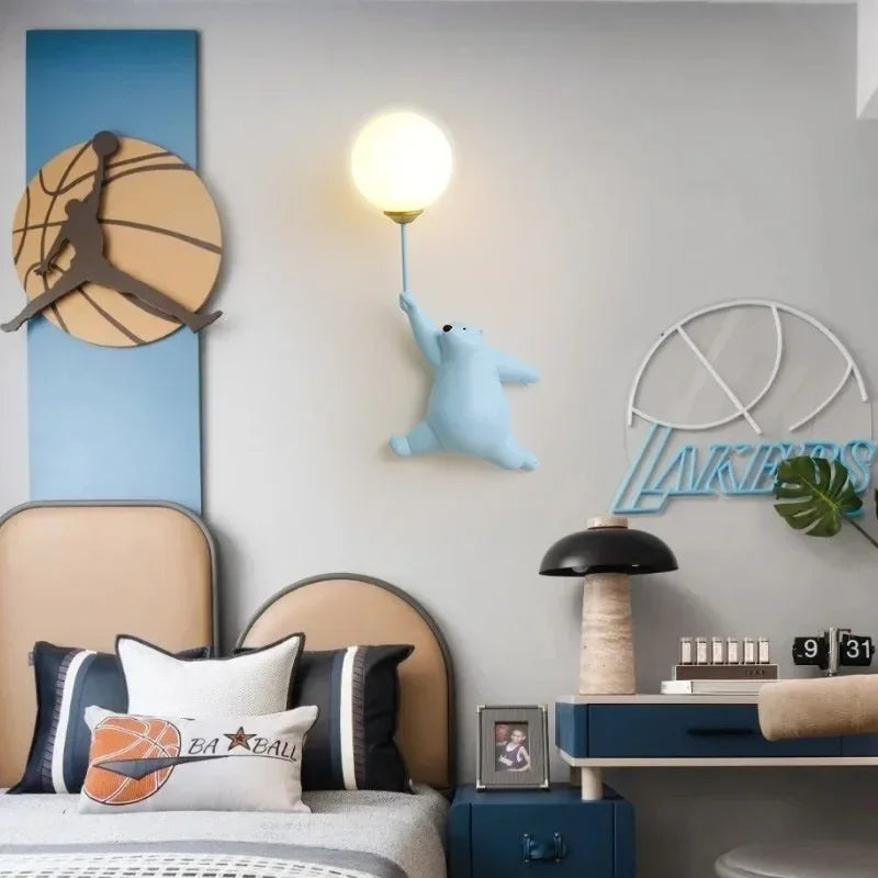 Home Deco Polar Bear LED Wall Lamp