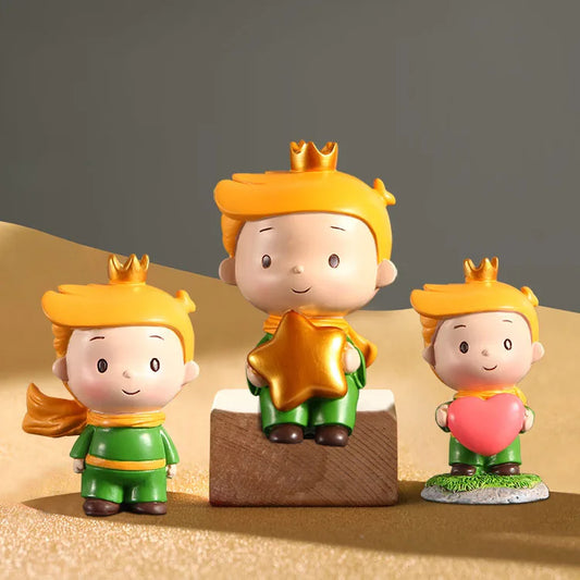 Modèle de figurine de dessin animé mignon du Petit Prince d'Emilia