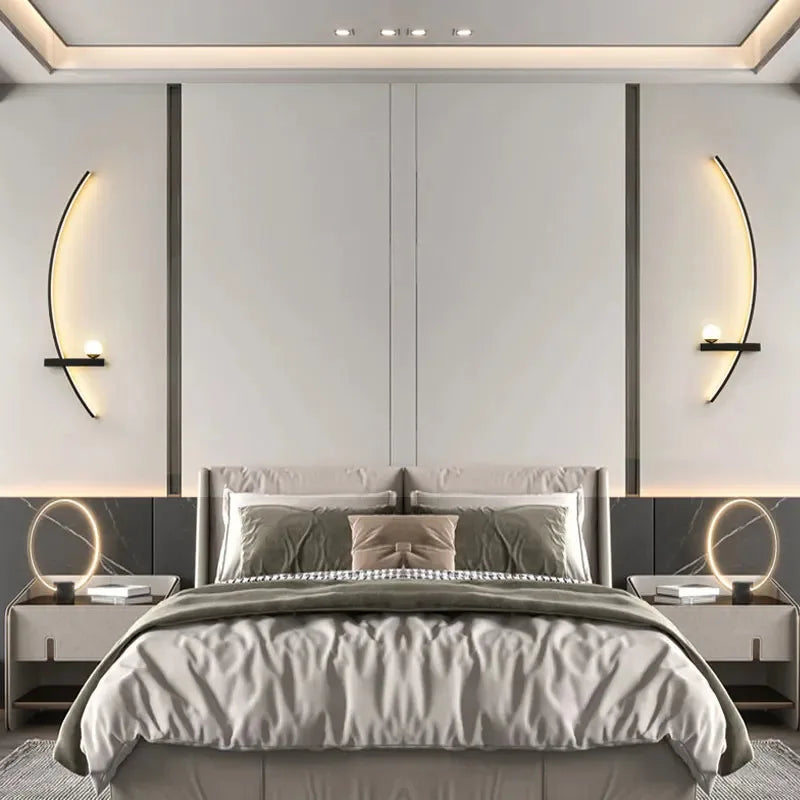 Home Deco Modern LED Moon Wall Lamp