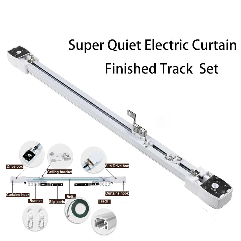 Luna's Electric Curtain Rail Cornice Rod Track