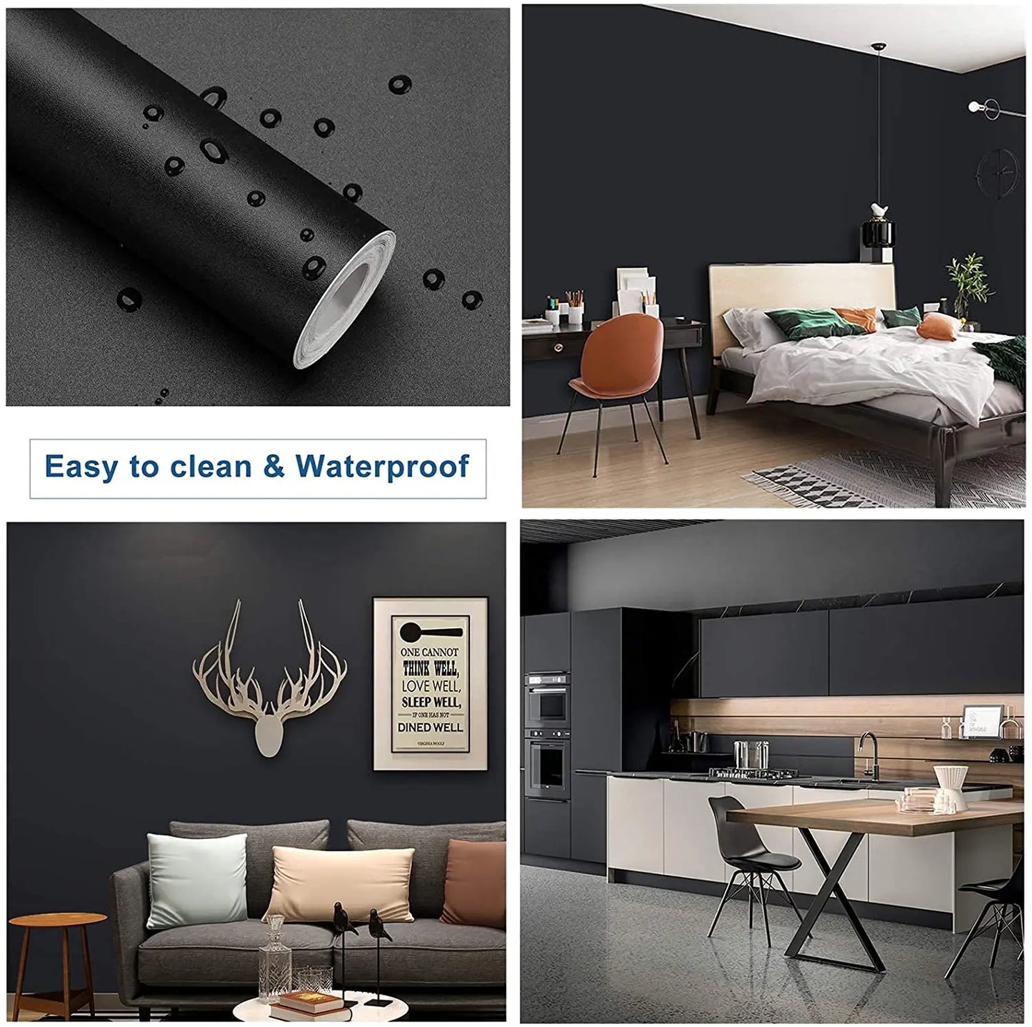 Emma's Waterproof Matte Wallpaper: Enhance Your Home Decor