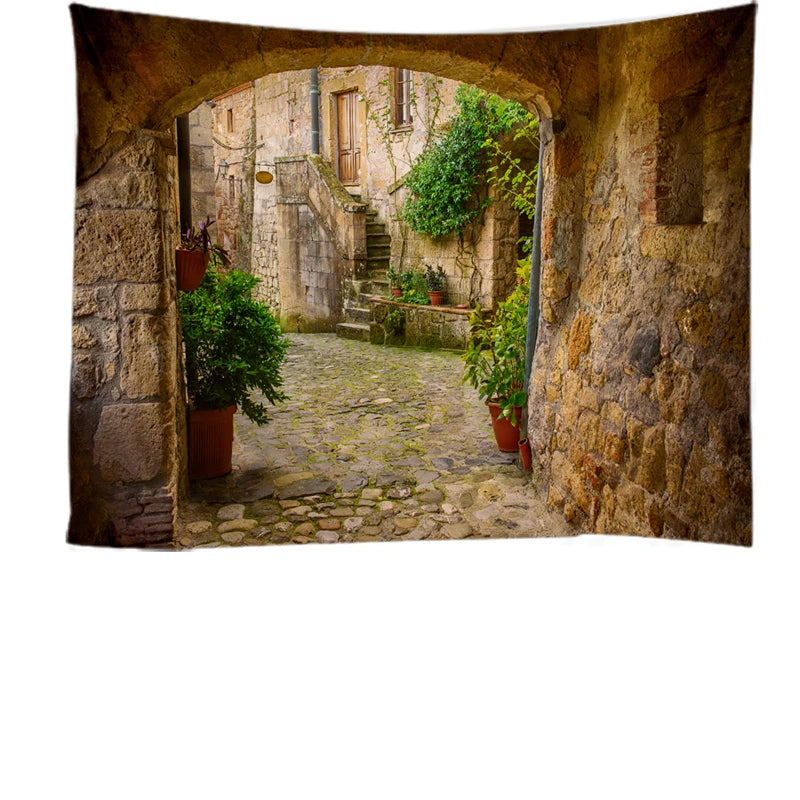 Ella's Beautiful Sea Beach Landscape Tapestry