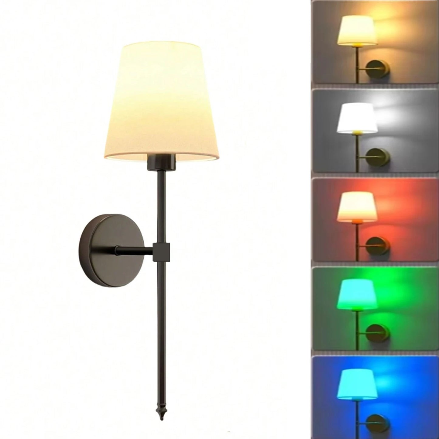 Home Deco Wireless Rechargeable Wall Lamp