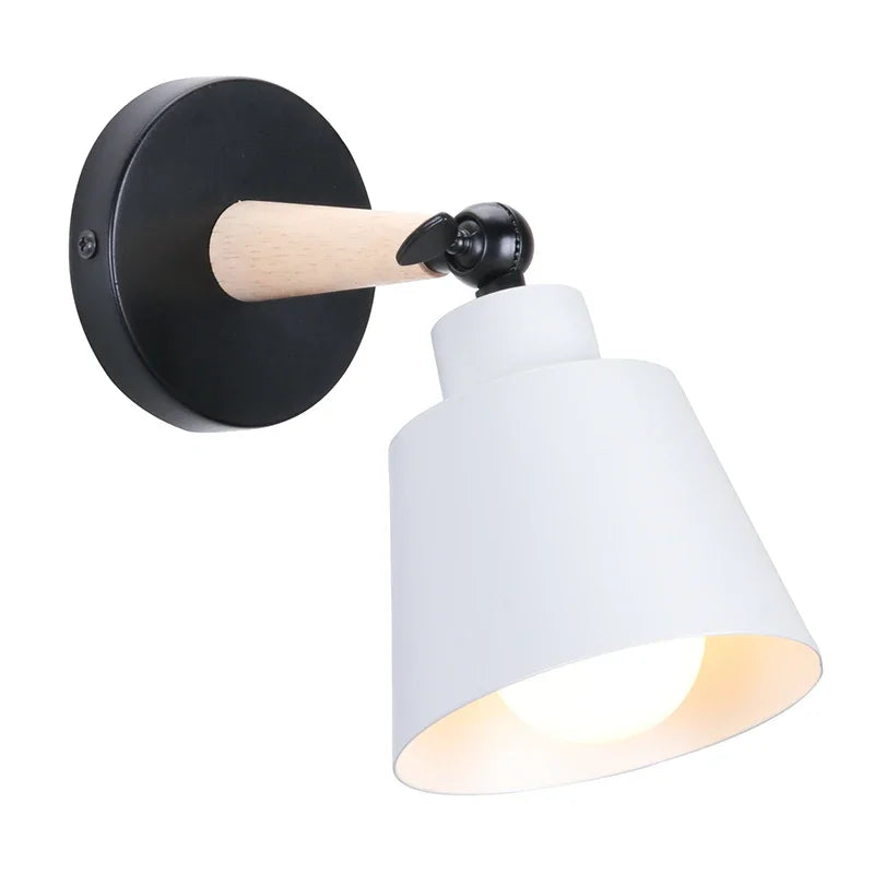 Home Deco Nordic Wooden Wall Lamp