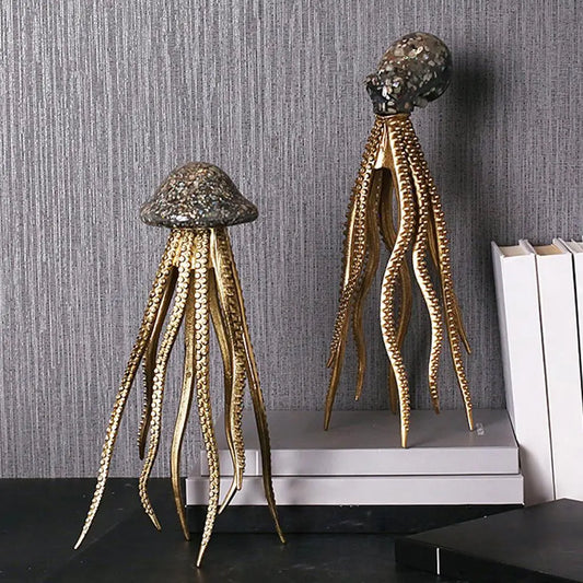 Lyric Resin Simple Octopus Shell Fragment Design Handicraft