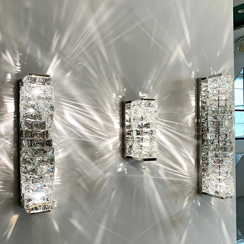 Home Deco Creative Luxury LED Crystal Wall Lamp