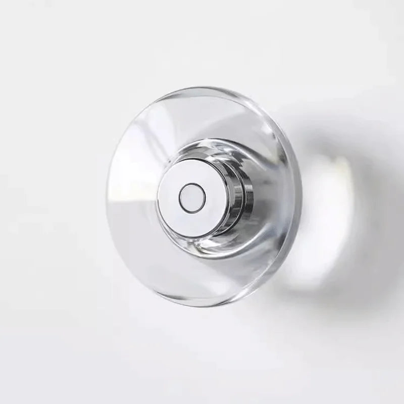 Home Deco Modern Round Crystal Wall Lamp