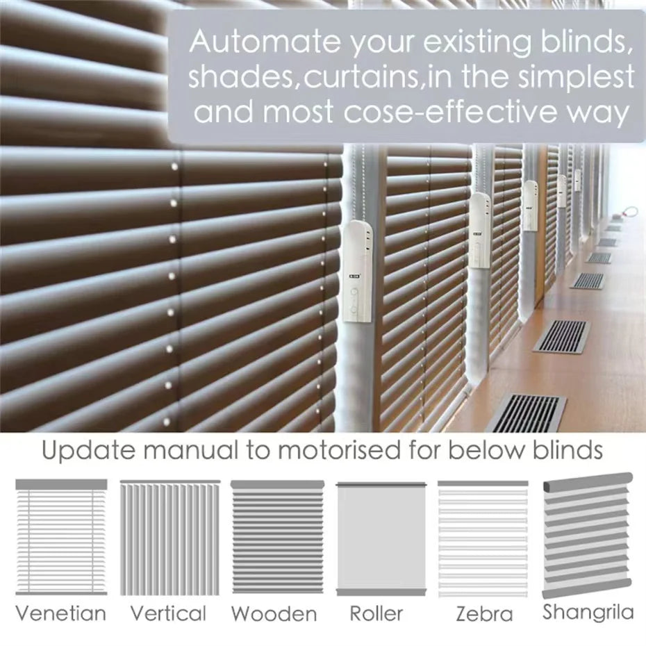 Smart Home Automatic Blinds Drive  - Tuya Zigbee & Bluetooth Connectivity