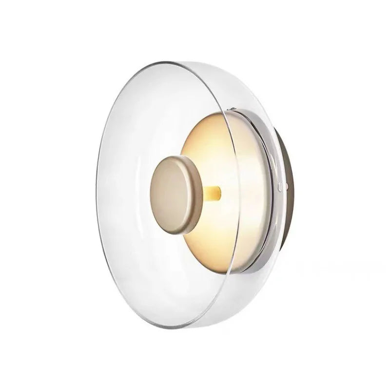 Home Deco Modern Glass Bowl Hanging Wall Lamp