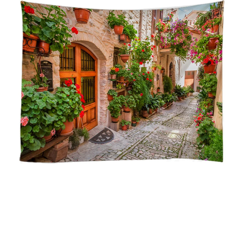 Ella's Beautiful Sea Beach Landscape Tapestry