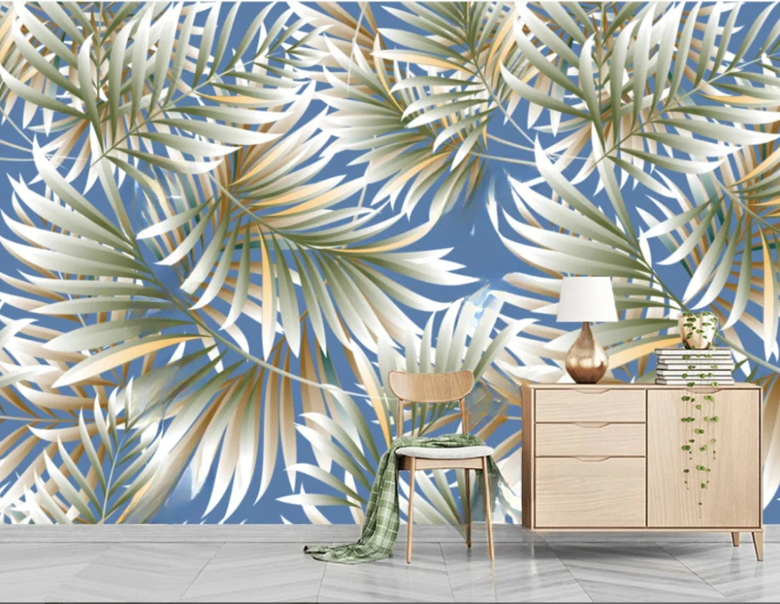 Emily's Self-Adhesive Southeast Green Leaf Forest Wallpaper